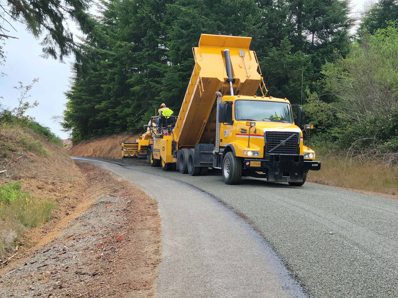 Paving and infrastructure work